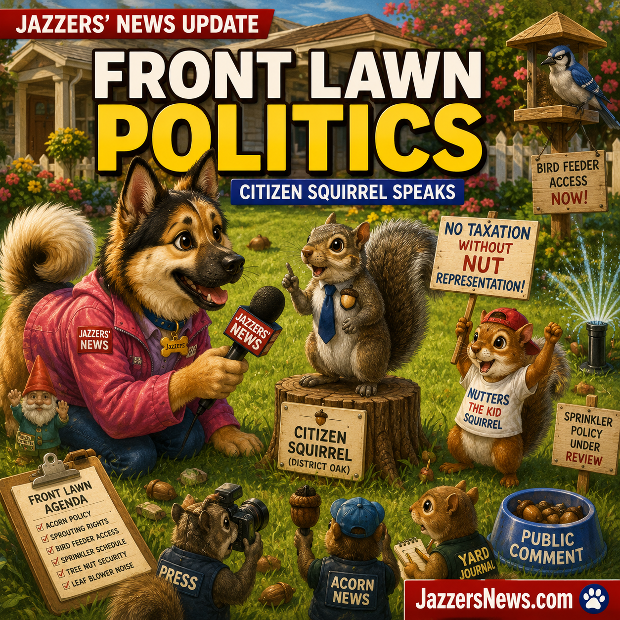 Front Lawn Politics segment art